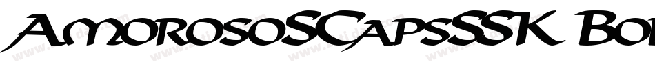 AmorosoSCapsSSK Bold字体转换